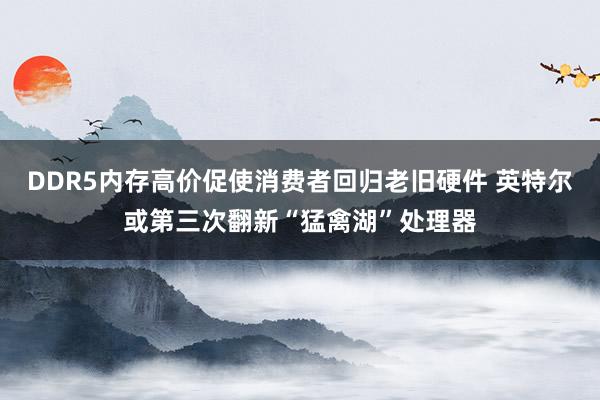 DDR5内存高价促使消费者回归老旧硬件 英特尔或第三次翻新“猛禽湖”处理器