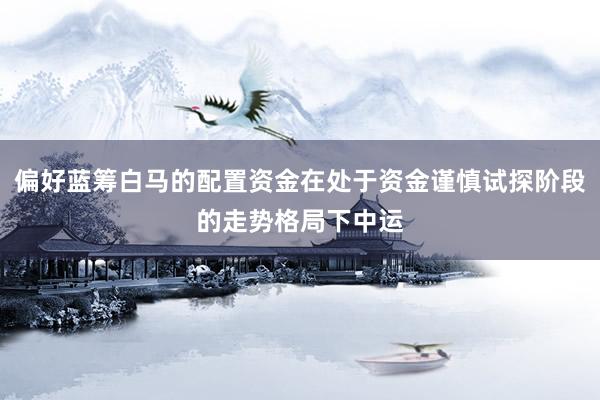 偏好蓝筹白马的配置资金在处于资金谨慎试探阶段的走势格局下中运