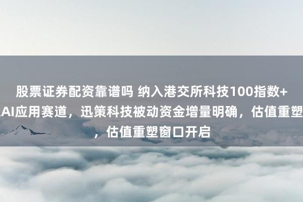 股票证券配资靠谱吗 纳入港交所科技100指数+业绩领跑AI应用赛道,迅策科技被动资金增量明确,估值重塑窗口开启